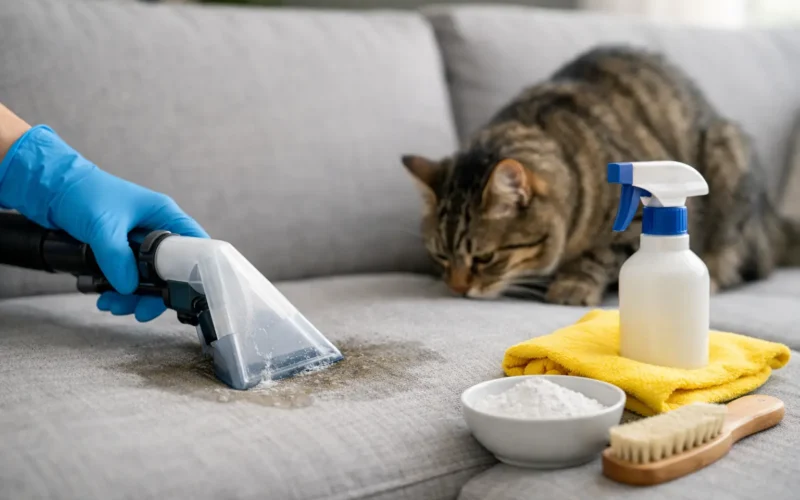 Sofa Cleaning Cat Urine Odour Fixes