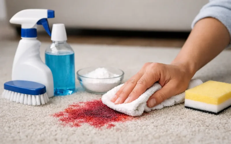 How to Remove Carpet Stains Properly