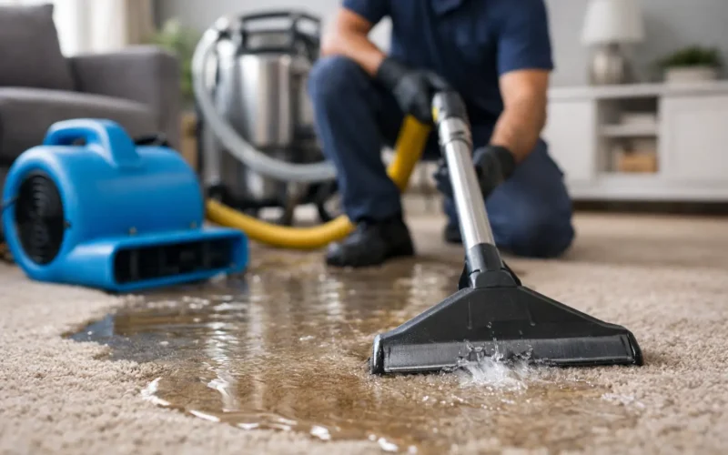 Same Day Flood Response for Wet Carpets