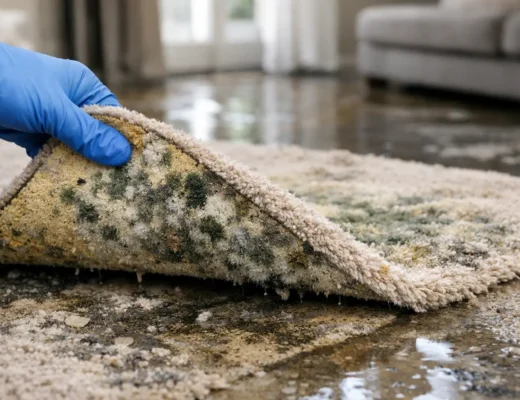 7 Carpet Mould Signs After Flooding to Watch