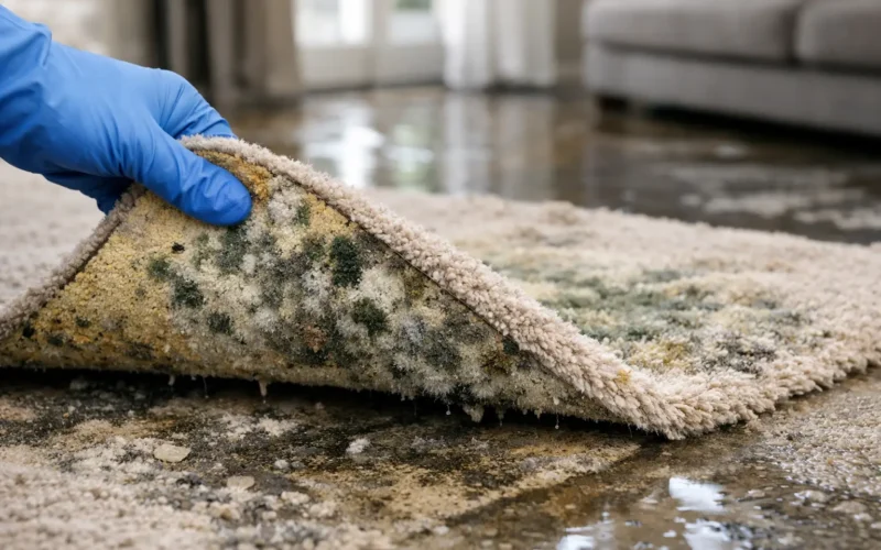 7 Carpet Mould Signs After Flooding to Watch