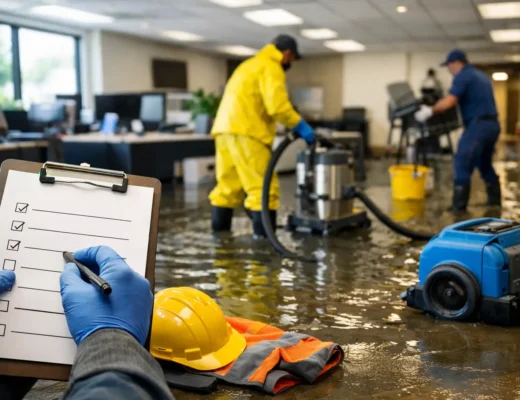 Commercial Flood Cleanup Checklist for Businesses