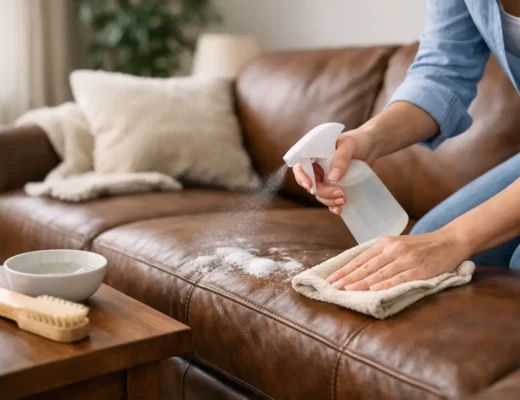 How to Clean Leather Couches Safely at Home