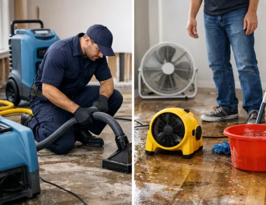 Professional Versus DIY Flood Drying: What Works?