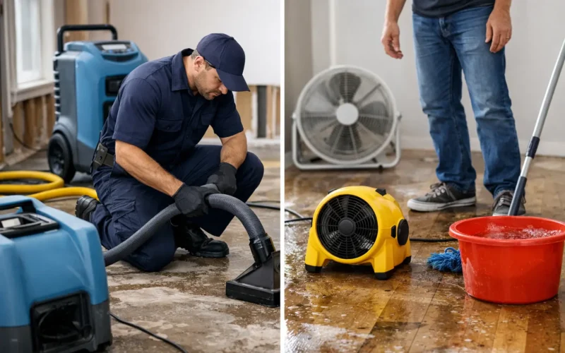 Professional Versus DIY Flood Drying: What Works?